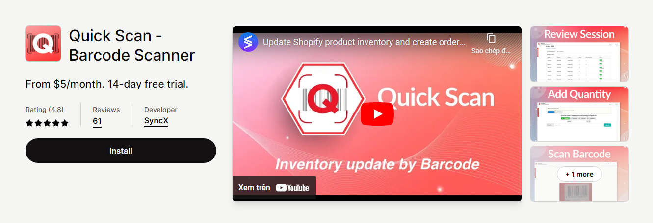 Quick Scan ‑ Barcode Scanner